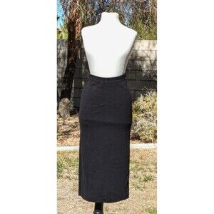Adolfo Collectibles Maxi Skirt Small Pull-On Stretch Long Acrylic/Lamb Wool EUC